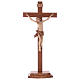 Crucifix à poser bois patiné multinuances mod. Corpus s1