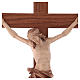 Crucifix à poser bois patiné multinuances mod. Corpus s2