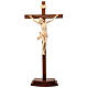 Crucifix à poser sculpté bois ciré mod. Corpus s1