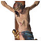 Kruzifix Corpus Grödnertal Holz antikisiert s10