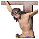 Crucifijo de mesa cruz recta Corpus Valgardena Antiguo Gold s17