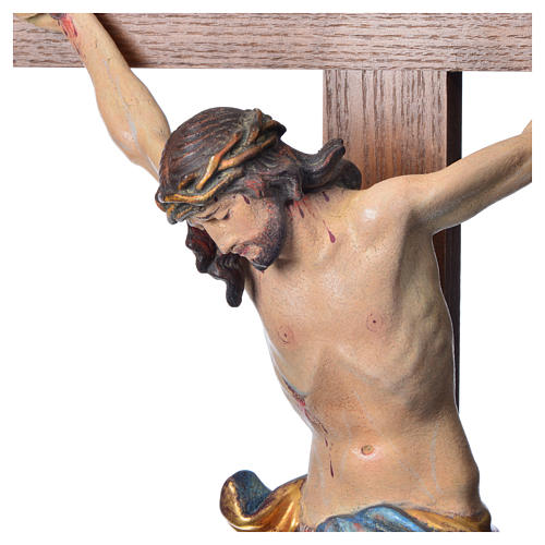 Crucifix à poser bois Ancien Or Corpus 17
