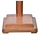 Corpus straight table cross, antique gold Valgardena wood s6