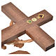 Corpus straight table cross, patinated Valgardena wood s15