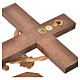 Crucifijo de mesa cruz recta Corpus Valgardena patinado s5
