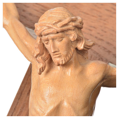 Crucifix à poser Corpus bois patiné Valgardena 16