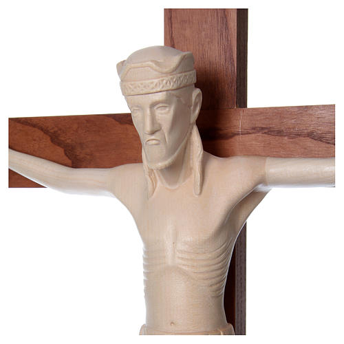Altenstadt crucifix with base, 52cm in Valgardena wood natural w 2