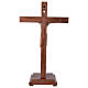 Altenstadt crucifix with base, 52cm in Valgardena wood natural w s5