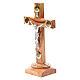 Crucifixo de mesa oliveira Terra Santa terra e sementes 19 cm s2
