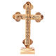 Crucifixo de mesa em trevo oliveira Palestina 26 cm s3