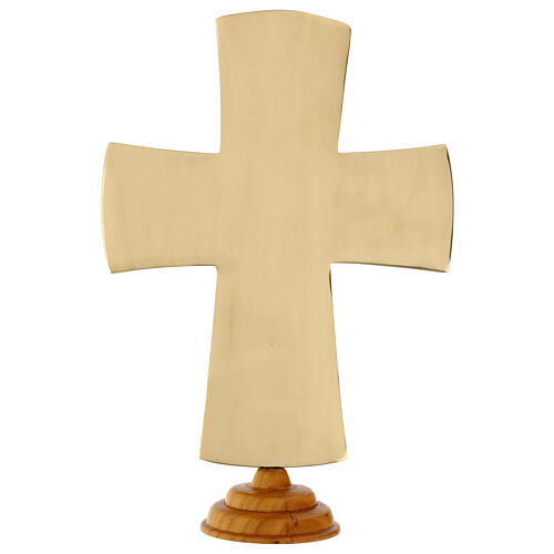 Altar Crucifix by Bethlehem Monks Jesus Grand Prêtre 30x20 cm 6