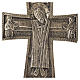 Crucifix d'autel Moines de Bethléem Jésus Grand Prêtre laiton 30x20 cm s2