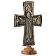 Crucifix d'autel Moines de Bethléem Jésus Grand Prêtre laiton 30x20 cm s4