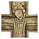 Crucifix d'autel Moines de Bethléem Jésus Grand Prêtre laiton 30x20 cm s2