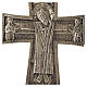 Crucifixo de altar Monges de Belém Jésus Grand Prêtre latão 30x20 cm s2