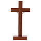 Crucifixo de mesa madeira nogueira centro oliveira s5