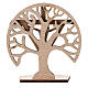 Crucifijo mesa Árbol Vida madera Cristo resina 9,5 cm s4