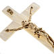 Crucifix in fake pearl, golden metal corpus s3