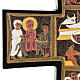 Cruz madeira Natividade impressão 14x9 cm s6