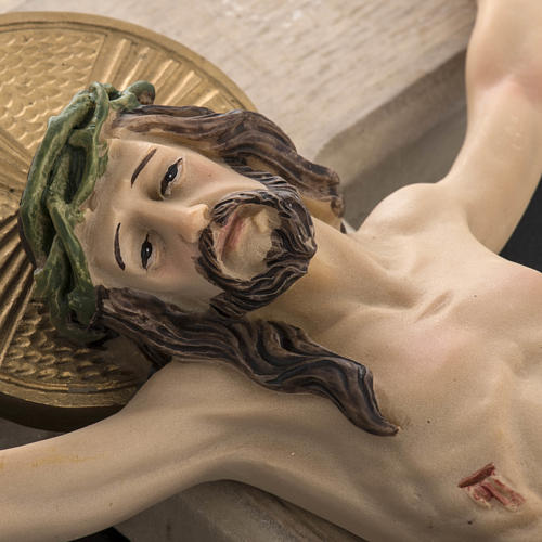 Wooden crucifix 40cm with Body in resin 4