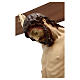 Wood and resin crucifix by Lando Landi, 95 in s4