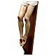Wood and resin crucifix by Lando Landi, 95 in s10