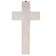 Crucifijo 115 cm madera de fresno y haya para colgar con cuerpo de resina s7
