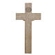 Crucifijo madera resina 20x10 cm s4