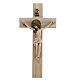 Crucifix bois résine 20x10 cm s1
