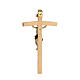 Small realistic wooden resin crucifix 20x10 cm s4