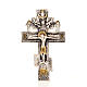 Crucifijo ortodoxo plata y oro chapado s2