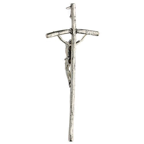 Kruzifix Pastoralkreuz Johannes Paul II 12x28 Zentimeter 4