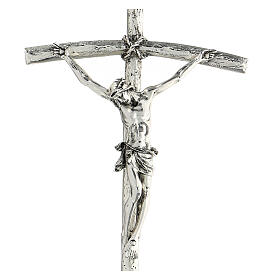 Crucifixo peitoral João Paulo II 12x28 cm