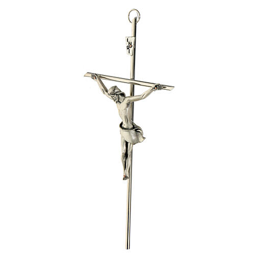 Crucifix métal, classique, croix étroite 3