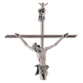 Crucifixos de Metal: Crucifixo metal clássico cruz recta Crucifixos de Metal: Crucifixo metal clássico cruz recta