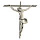 Crucifixo metal clássico cruz recta s2
