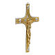 Crucifix en bronze deux couleurs s2