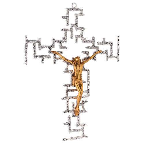 Modern crucifix in bronze 4