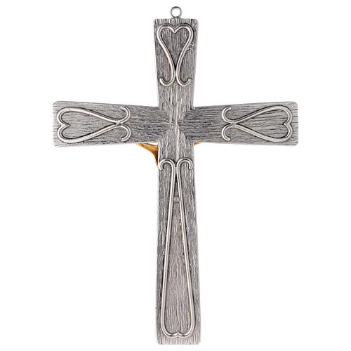 Crucifix in decorated bronze 5