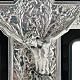 Crucifijo de plata 925/00, de madera de color negro s2