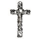 Crucifix, golden or silver-coloured with grapes and branches s1