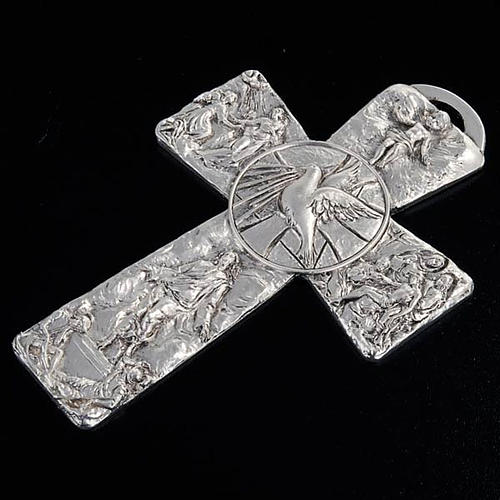 Kreuz mit heiligen Geist aus Metall. 4