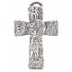 Crucifix, silver table cross with Burial, Resurrection, Ascensio s1