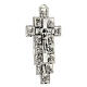 Silver Crucifix with 14 Stations of the Cross and Resurrected Jesus s3