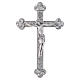 Crucifixo metal 4 evangelistas dourado ou prateado s3