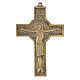 Romisches Kruzifix 7 Worte von Kristus Messing Mönchen Bethléem s1