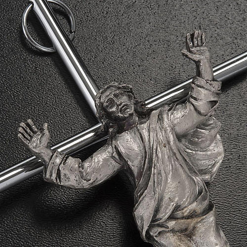 Auferstandenen Christus auf Metallkreuz, 20cm. 2