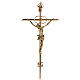 Kruzifix aus Metall goldene Hochzeit. s1