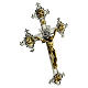 Wall crucifix in cast brass, 48x35cm s6