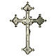 Wall crucifix in cast brass, 48x35cm s9